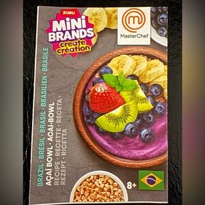 Açaí Bowl Brazil Zuru mini brands create MasterChef series 2 world dishes chef